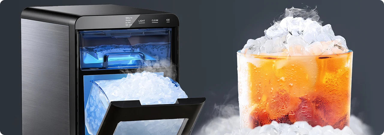 Fresh Nugget Ice in 7-10 Minutes